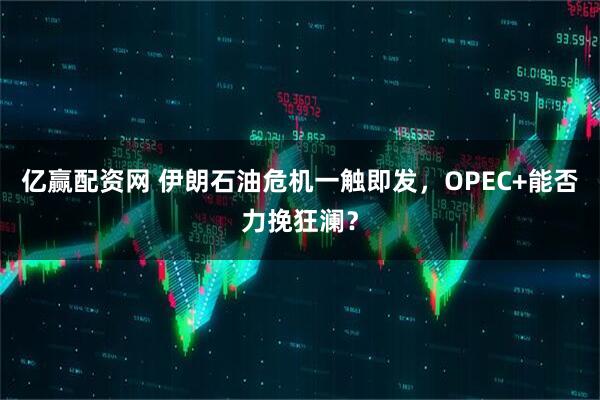 亿赢配资网 伊朗石油危机一触即发，OPEC+能否力挽狂澜？