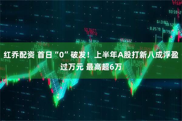 红乔配资 首日“0”破发！上半年A股打新八成浮盈过万元 最高超6万