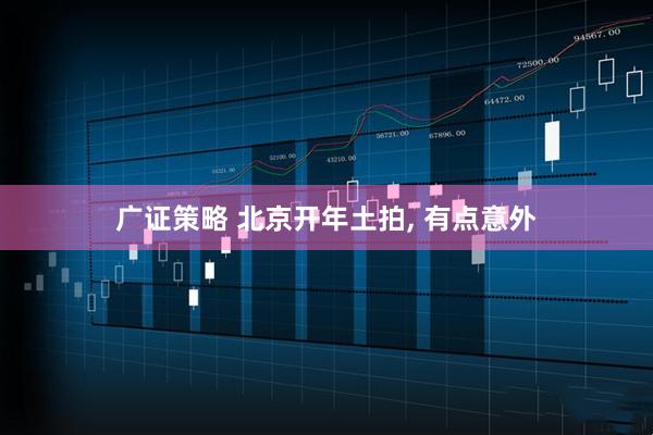 广证策略 北京开年土拍, 有点意外